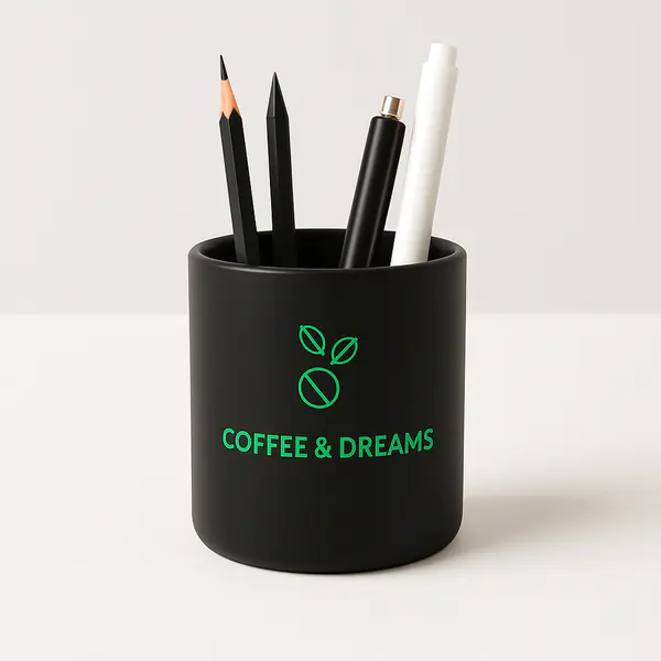 Desk Pen Holder - Black