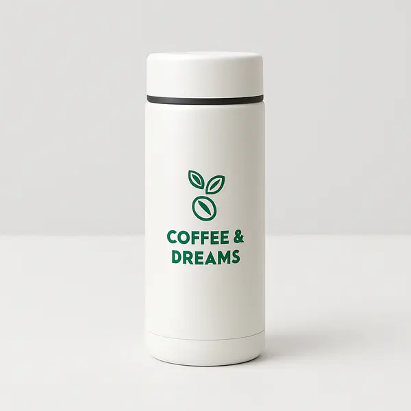 Stainless Steel Thermos - White